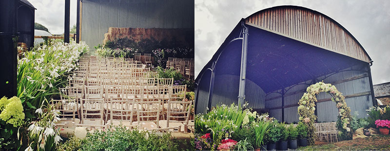 Alice and Edward's wedding at ANRÁN, Devon