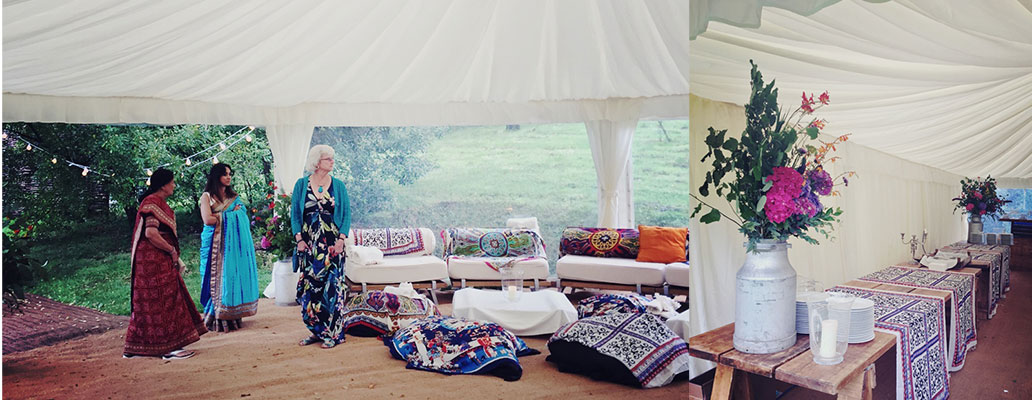 Samantha and Aneesh's wedding at ANRÁN, Devon